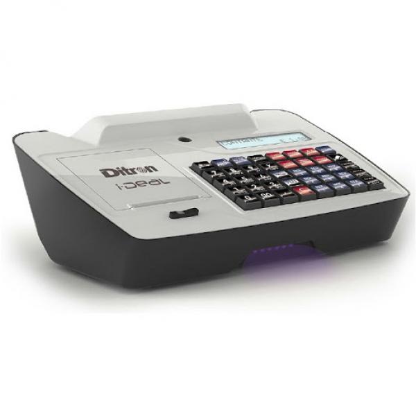 REGISTRATORE DI CASSA TELEMATICO DITRON I-DEAL CON LUCI UVA CONTROLLA-BANCONOTE